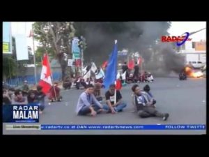Bermalam Di Pemprov, Demo Ricuh