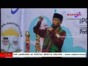 Final Dai Muda Radar TV 2018 Hikmat Maulana Ponpes Riyadhus Sholihin Bandar Lampung