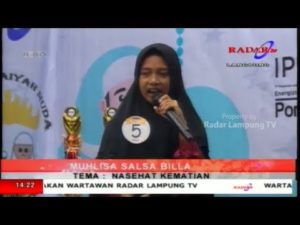 Final Dai Muda Radar TV 2018 Muhlisa Salsa Billa SMPN 1 Sukadana Pasar