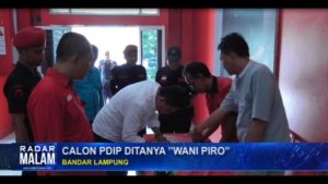 Fit and Proper Test, Calon PDIP Ditanya ’’Wani Piro’’