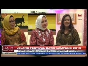 Jelang Festival Batik Lampung 2019 Bersama Riana Sari Arinal Djunaidi