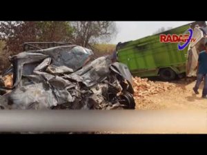 Lakalantas Maut Truk vs Grandmax Terbanggi Ilir Lampung Tengah