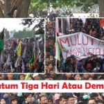 Mahasiswa Dan Elemen Masyarakat Ultimatum Tiga Hari Atau Demo Besar