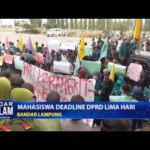Mahasiswa Deadline DPRD Lima Hari