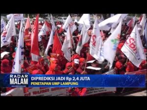 Penetapan UMP Lampung, Diprediksi Jadi Rp 2,4