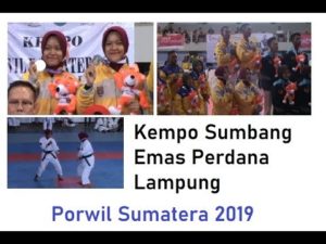 Porwil Sumatera 2019, Kempo Sumbang Emas Perdana Lampung