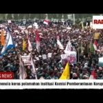 Ribuan Mahasiswa Bergerak Kepung Kantor DPRD Lampung