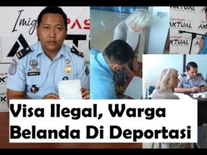 Visa Ilegal, Warga Belanda Di Deportasi