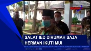 Anulir Salat Ied Dilapangan, Herman Ikuti MUI
