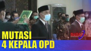 Bupati Mesuji Lantik 4 Kepala OPD