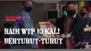 PEMKOT BANDAR LAMPUNG RAIH WTP 10 KALI BERTURUT-TURUT