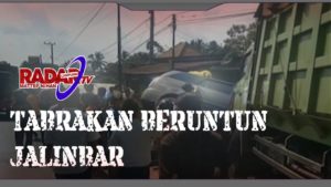 Tabrakan Beruntun Libatkan 7 Kendaraan Di Jalinbar