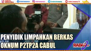 Berkas Oknum P2TP2A Dilimpahkan ke Kejaksaan