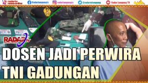 Dosen jadi perwira tni gadungan