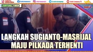 Langkah Sugianto Masrijal Maju Pilkada Terhenti