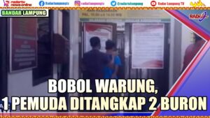 Bobol Warung, Pemuda Ditangkap
