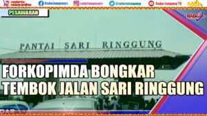 Forkopimda Bongkar Tembok Jalan Sari Ringgung