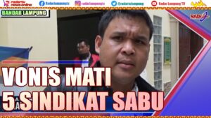 Lima Sindikat Sabu Divonis Mati