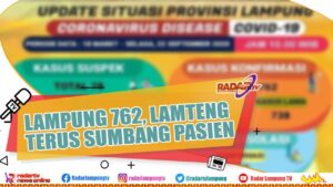 19 Lampung 762 Positif, Lampung Tengah Sumbang 16 Kasus