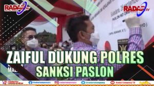 Zaiful Dukung Polres Sanksi Paslon