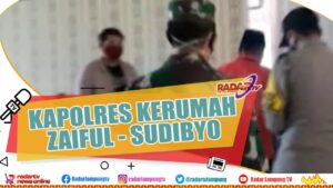Kapolres Sambangi Rumah Aspirasi Paslon Zaiful-Sudibyo