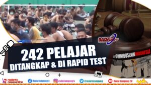 Demo UU Ciptaker Pelajar Dijemput Kepsek