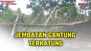 Jembatan Gantung Menanti Perbaikan