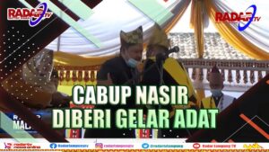 Cabup Nasir Diberi Gelar Adat