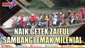Naik Getek Zaiful Sambangi Emak Emak Milenial
