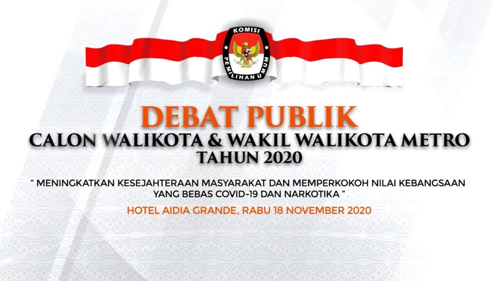 Debat Publik Calon Walikota dan Wakil Walikota Metro Tahun 2020