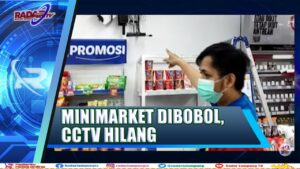 Pencuri Kuras Minimarket dan Curi CCTV