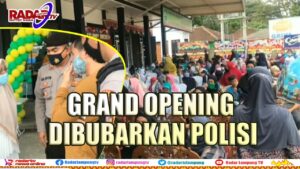Frozen Food Nakal, Grand Opening Dibubarkan Polisi