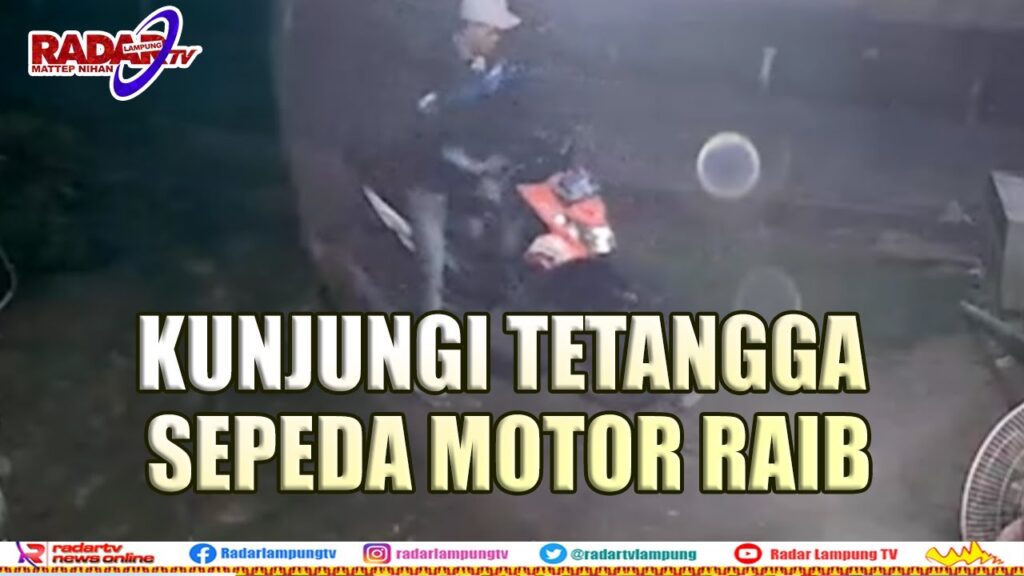 TULANGBAWANG BARAT : Pak Jarwo Lengah, Motor Digondol Pencuri