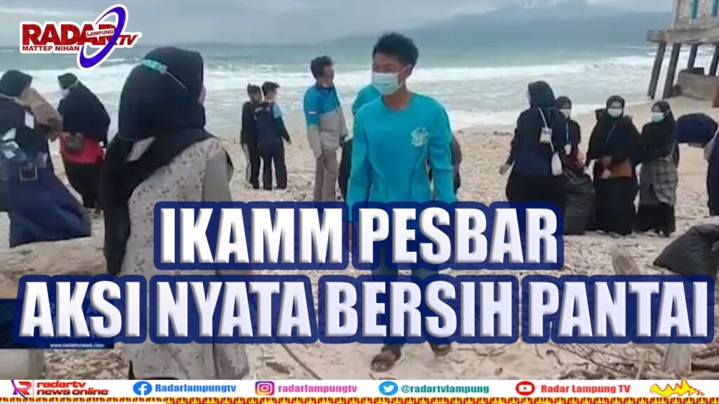 PESISIR BARAT : TEPIS STIGMA GENERASI REBAHAN, IKKAM KOMPAK BERSIHKAN PANTAI