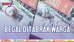 Heroik, Begal Ditabrak Warga