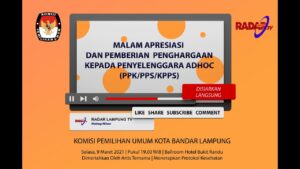 MALAM APRESIASI KPU KOTA BANDAR LAMPUNG