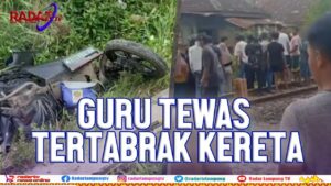 Guru Tewas Tertabrak Kereta Usai Belanja di Pasar