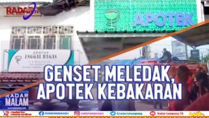 Genset Meledak, Apotek Enggal Bagas Kebakaran
