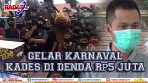 Ciptakan Kerumunan, Kades di Lampung Timur di Denda Rp 5 Juta