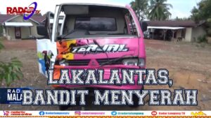 Kecelakaan, Bandit Mobil Pick Up Menyerah