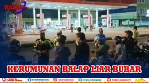 Cegah Balap Liar, Kerumunan Remaja Di Bandar Lampung Dibubarkan