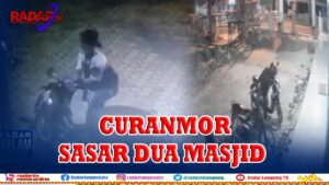 Curanmor Beraksi di Dua Masjid di Lampung Utara