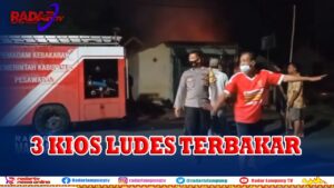 Kios Makanan Dan Fotocopy Ludes Terbakar