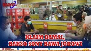 Klaim Berdamai Dengan Pemkot,  Bakso Sony Bawa Bawa Jokowi