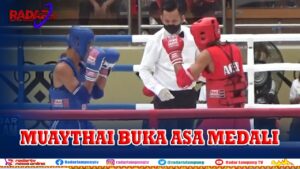 PON XX PAPUA , Muaythai Lampung Buka Asa Medali