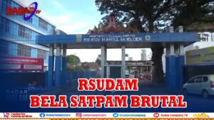 RSUDAM Bela Satpam Brutal