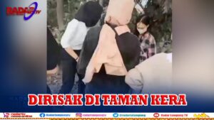 Remaja Wanita di Bandarlampung Viral Lakukan Kekerasan