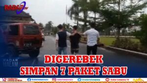 Simpan 7 Paket Sabu, Pemuda Lampung Timur Diciduk