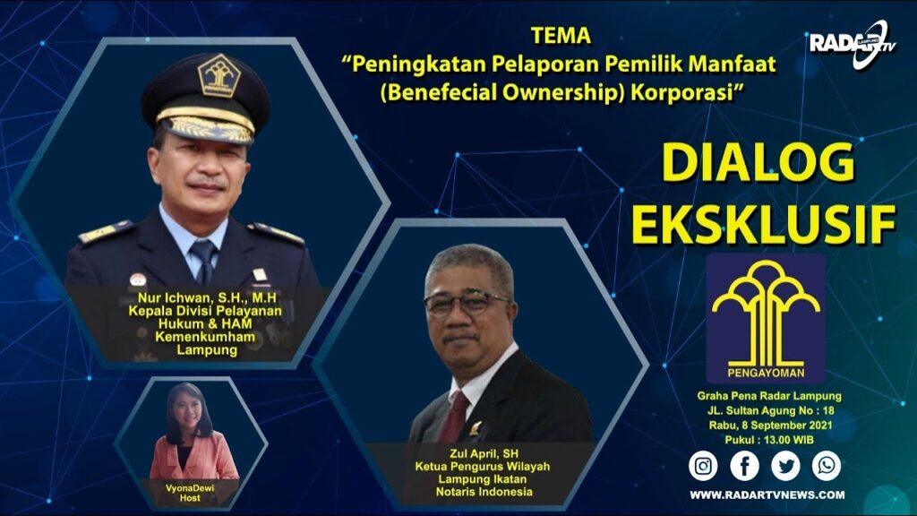 Sosialisasi Peningkatan Pelaporan Pemilik Manfaat (Beneficial Ownership/BO)