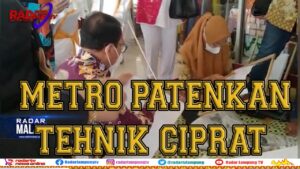 Hari Batik Nasional, Metro Patenkan Tehnik Ciprat